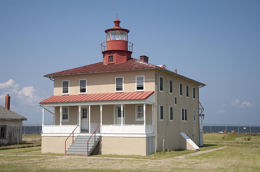 Point Lookout Lighthouse-Scotland St. Marys County Maryland Photograph by Bill Cannon