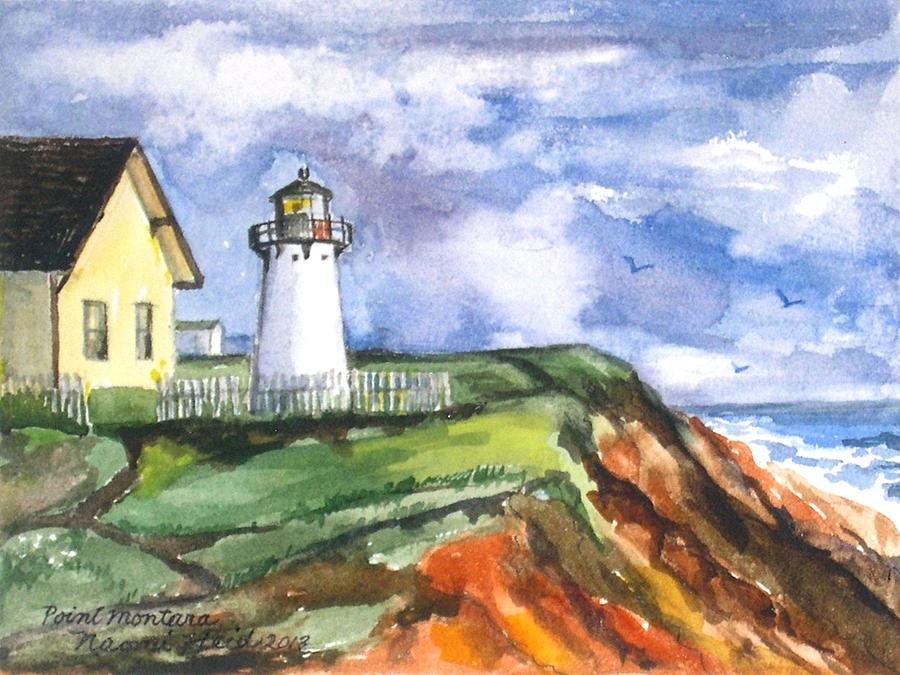 Point Montera Painting by Naomi E Heid - Fine Art America