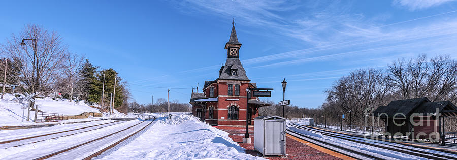 Point of Rocks Station after a Snow Photograph by Thomas Marchessault