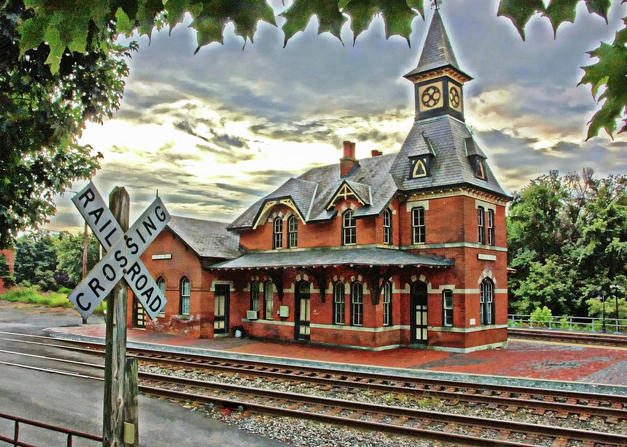 Point of Rocks Train Station Photograph by Suzanne Stout