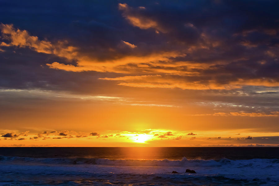 Point Piedras Blancas Ocean Sunset Photograph by Kyle Hanson