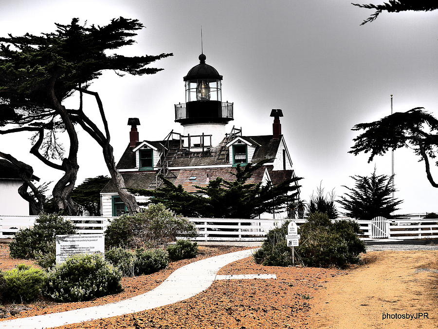 Point Pinos Lighthose Photograph by Jack Riordan