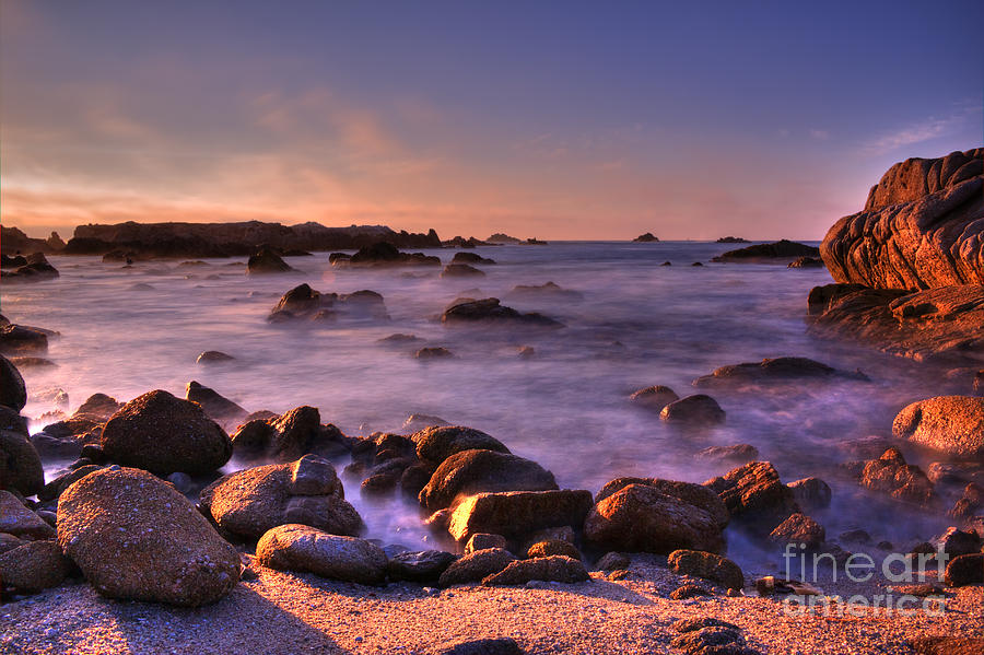 Point Pinos Sunset Photograph by Paul Gillham