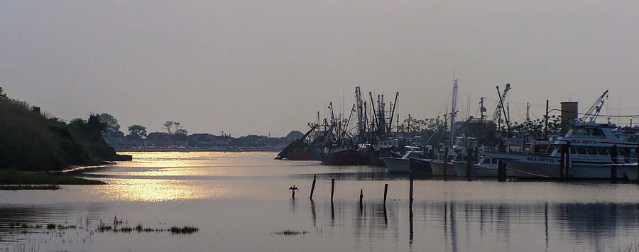 Point Pleasant Fishing Fleet at Sunrise Photograph by Tim Bond - Fine