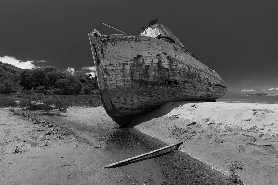 Point Reyes Boat Photograph by Alexander Fedin