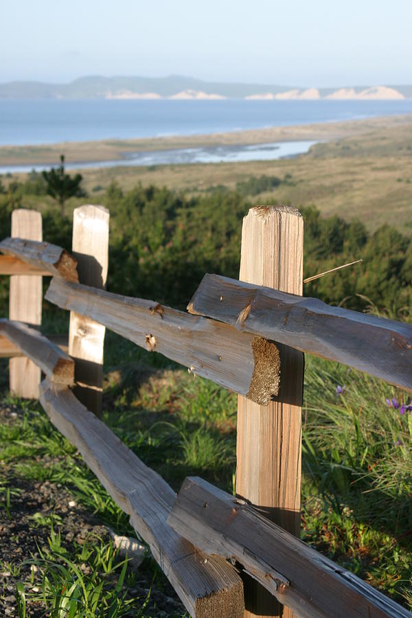 Point Reyes National Seashore Photograph - Point Reyes Fence by Jeff Floyd CA