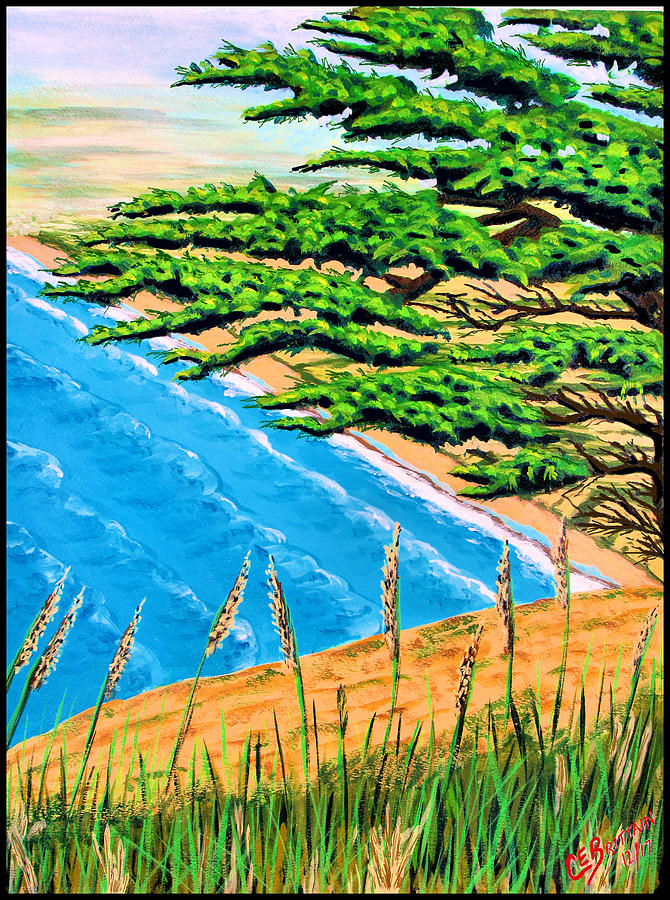 Beach Painting - Point Reyes Seashore South Beach by Chad Brittain