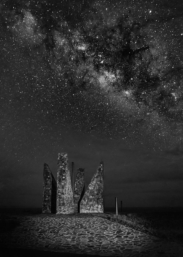 Point Udall - Black and White Photograph by Amanda Jones