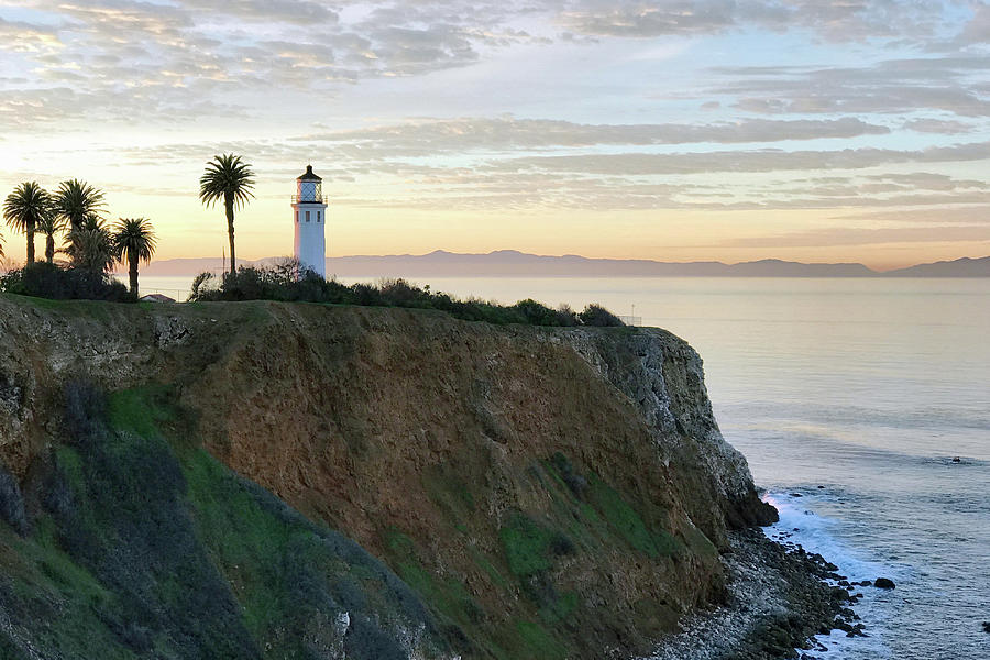 Lighthouse Photograph - Point Vicente Lighthouse by Art Block Collections