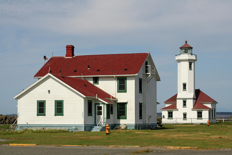 Point Wilson Light Photograph by Art Block Collections