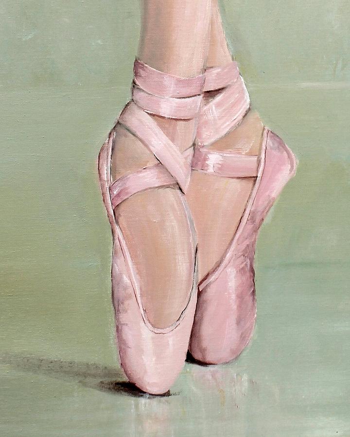 Pointe Shoes Painting by Gail McCormack