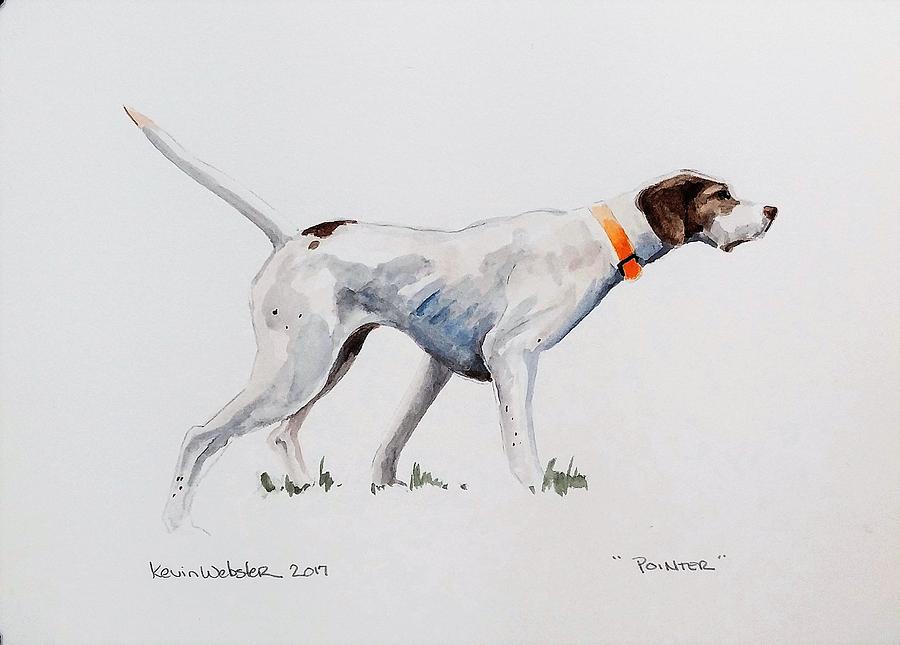 Pointer Painting by Kevin ster Fine Art America