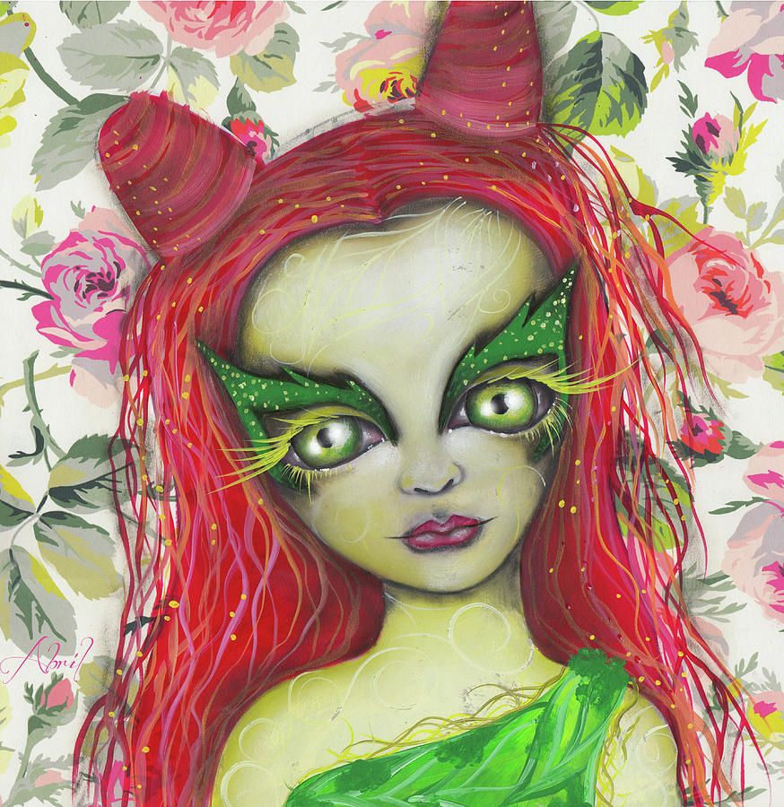 Poison Ivy Painting by Abril Andrade