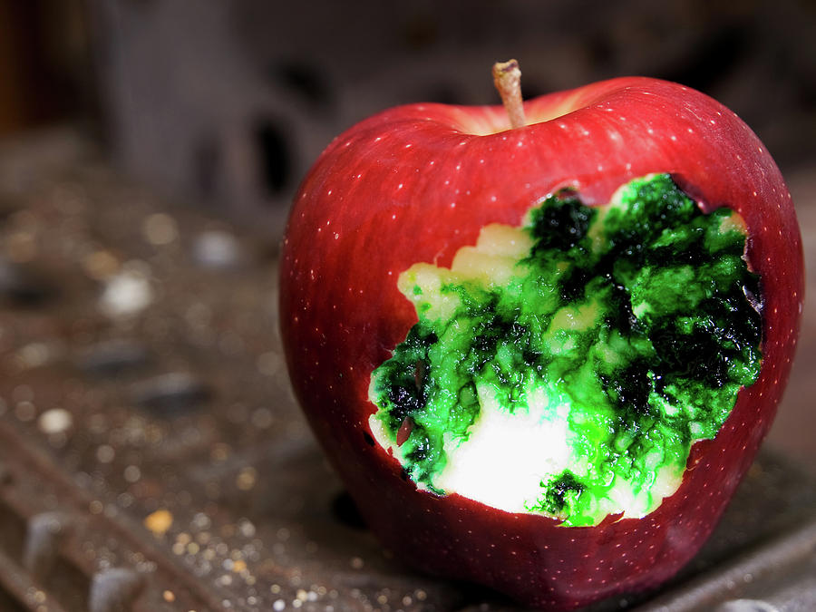 Poisoned Apple Photograph by Jim DeLillo