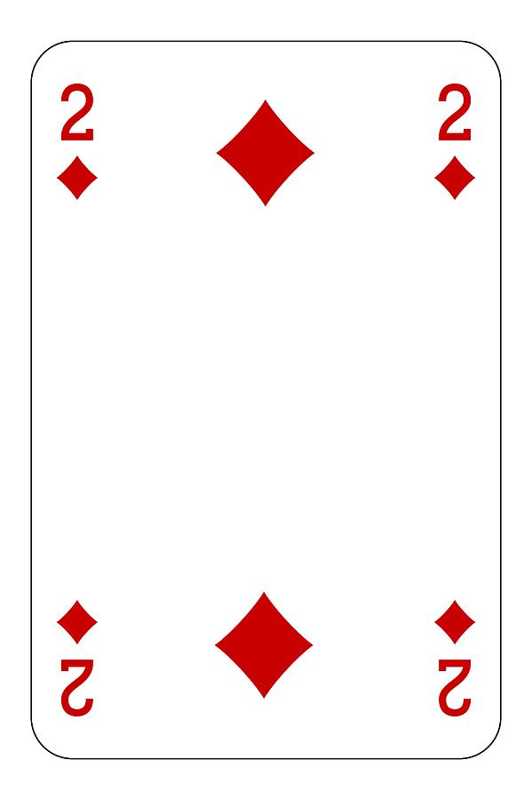 2 Deck Set of DIAMOND Playing Cards Poker 