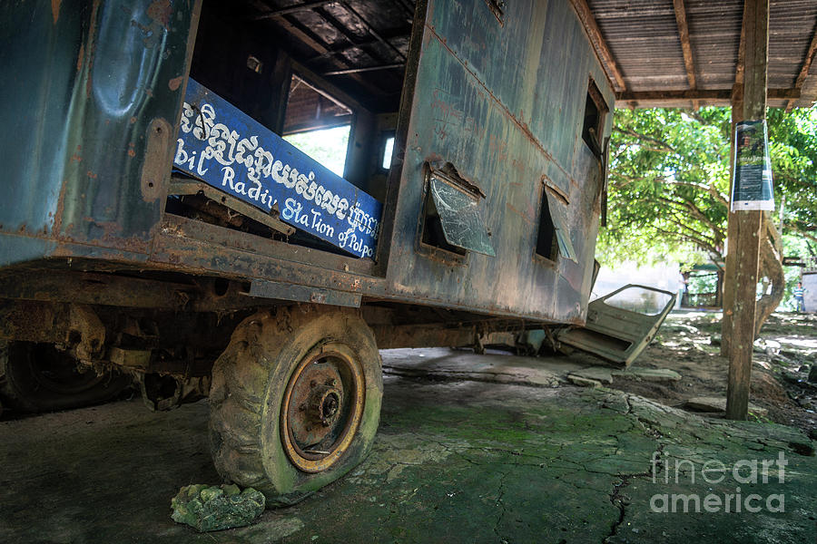 Pol Pot Mobile Khmer Rouge Radio Station Anlong Veng Cambodia Photograph by JM Travel Photography