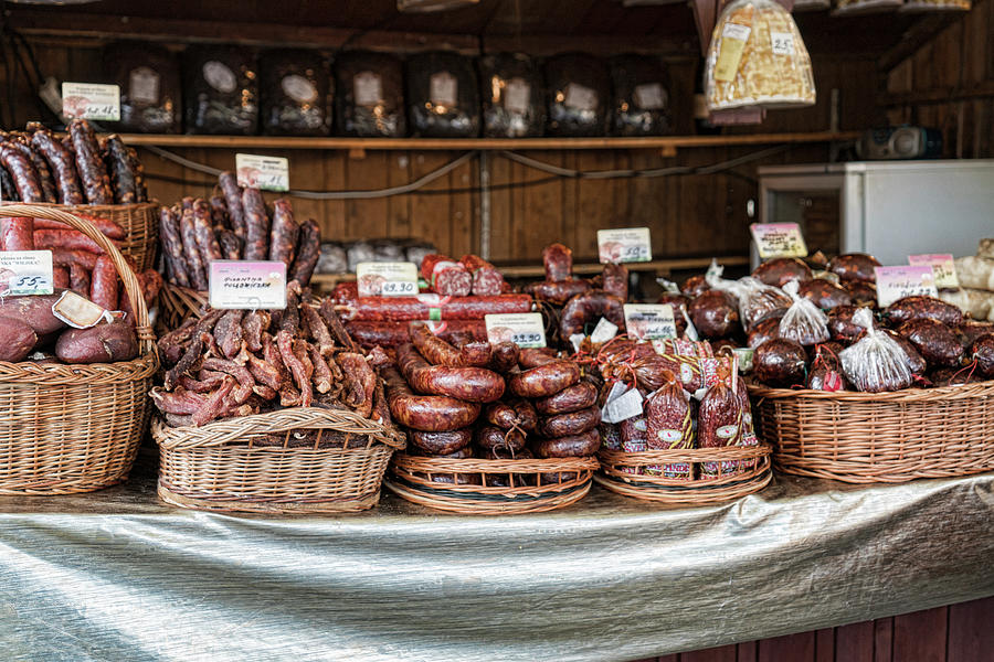 Poland Meat Market Photograph by Sharon Popek