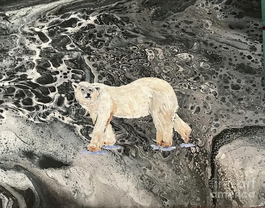 Polar Bear Painting by Meghanne Highsmith - Fine Art America