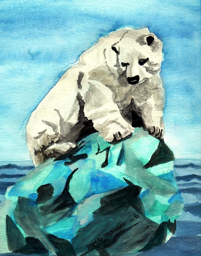 Polar Bear on Ice Painting by Beulah Tysinger Fine Art America