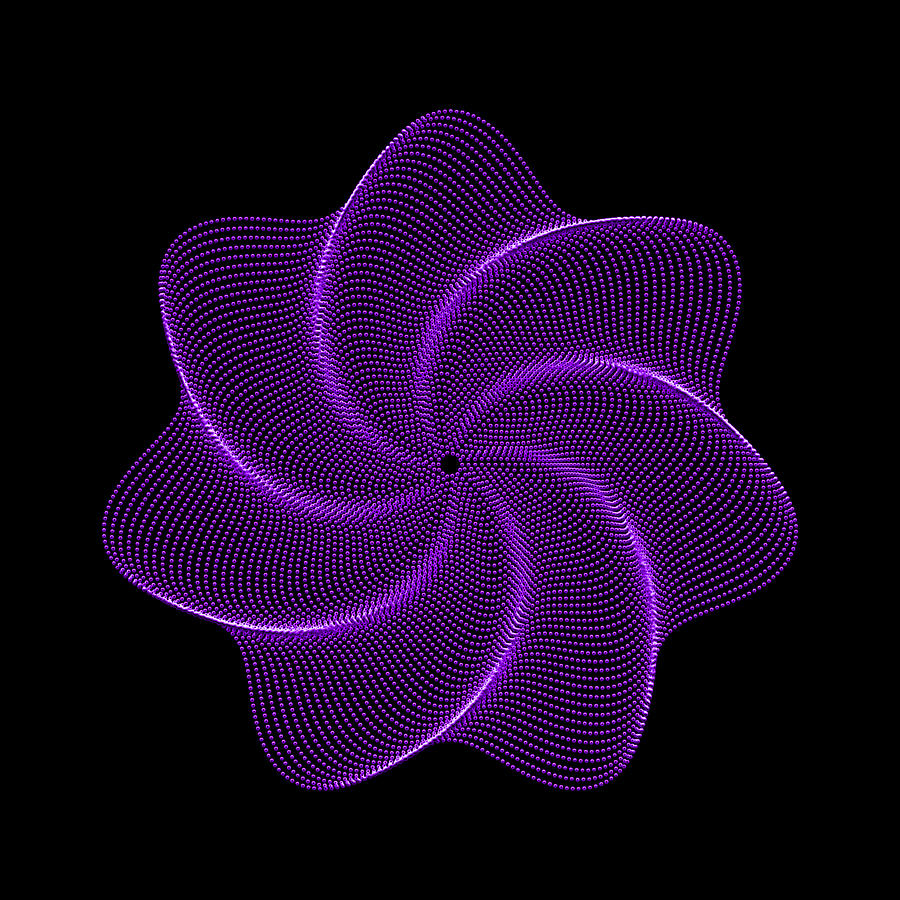 Polar Flower VIIb Digital Art by Robert Krawczyk