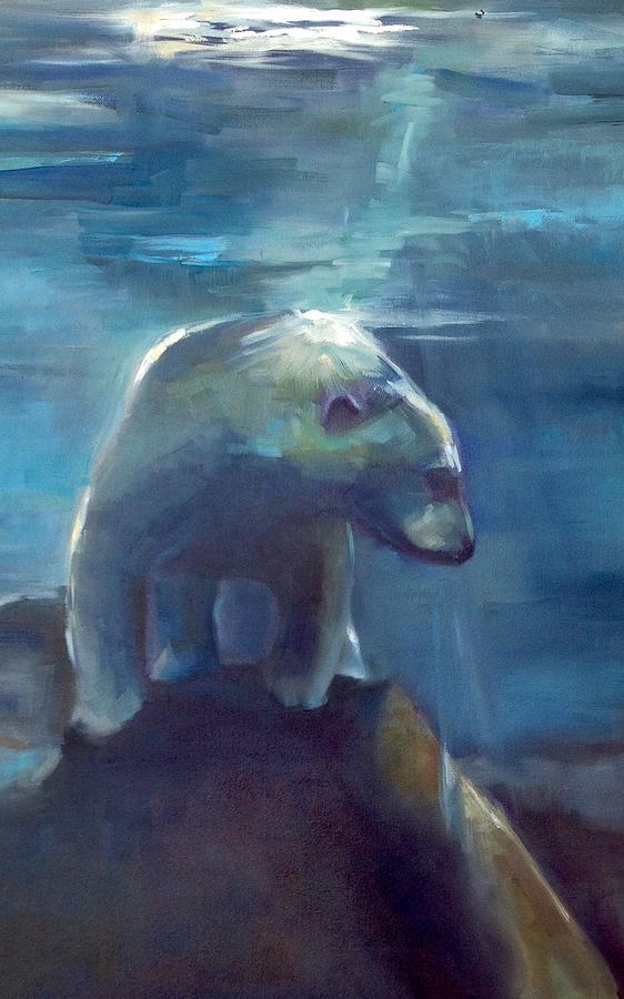 Polar Opposite Painting by Cynthia Mozingo Polar Opposite Painting by Cynthia Mozingo