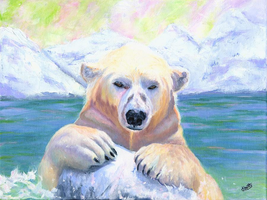 Polar Playtime Painting by Deborah Butts