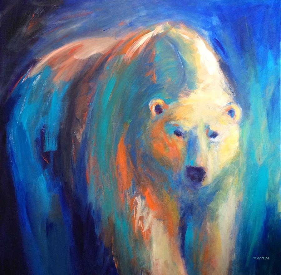 Polar Power Painting by Alaskan Raven Studio