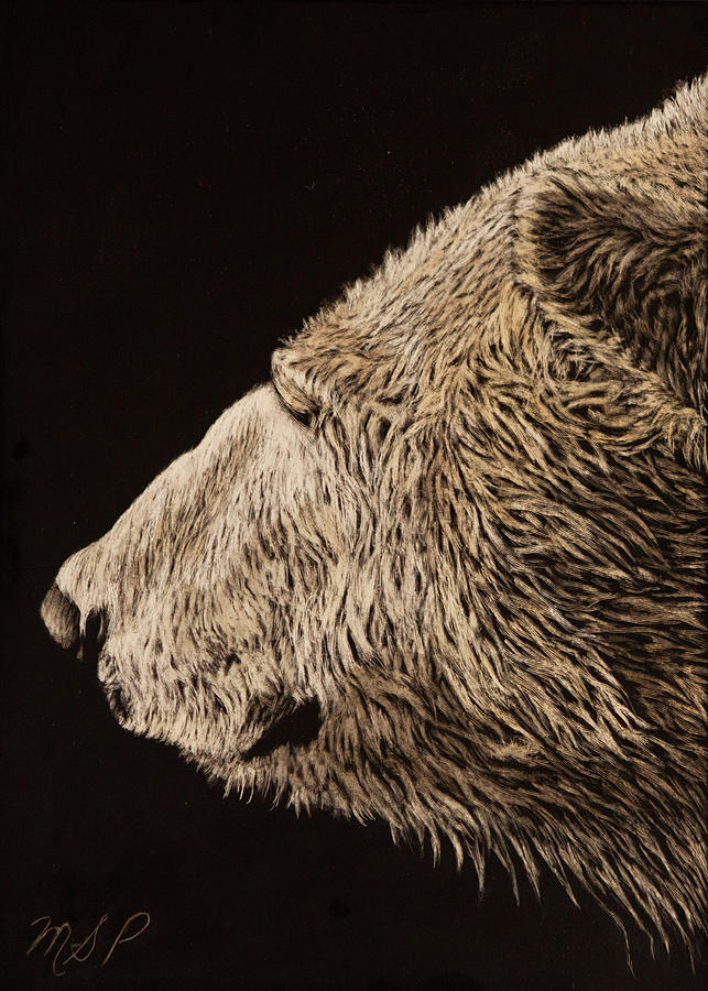 Polar Profile Painting by Margaret Sarah Pardy
