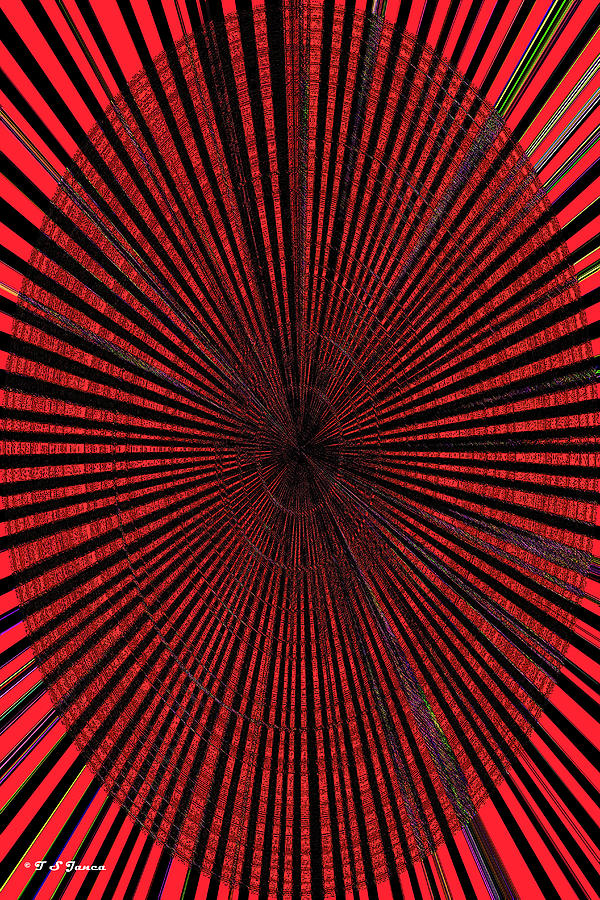 Polarized Sun Abstract Digital Art by Tom Janca