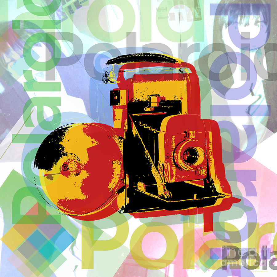 Polaroid camera Pop Art Digital Art by Jean luc Comperat