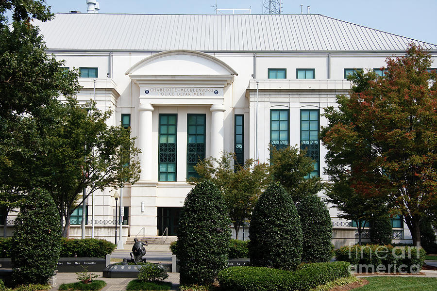Police Department Building In Uptown Charlotte Photograph