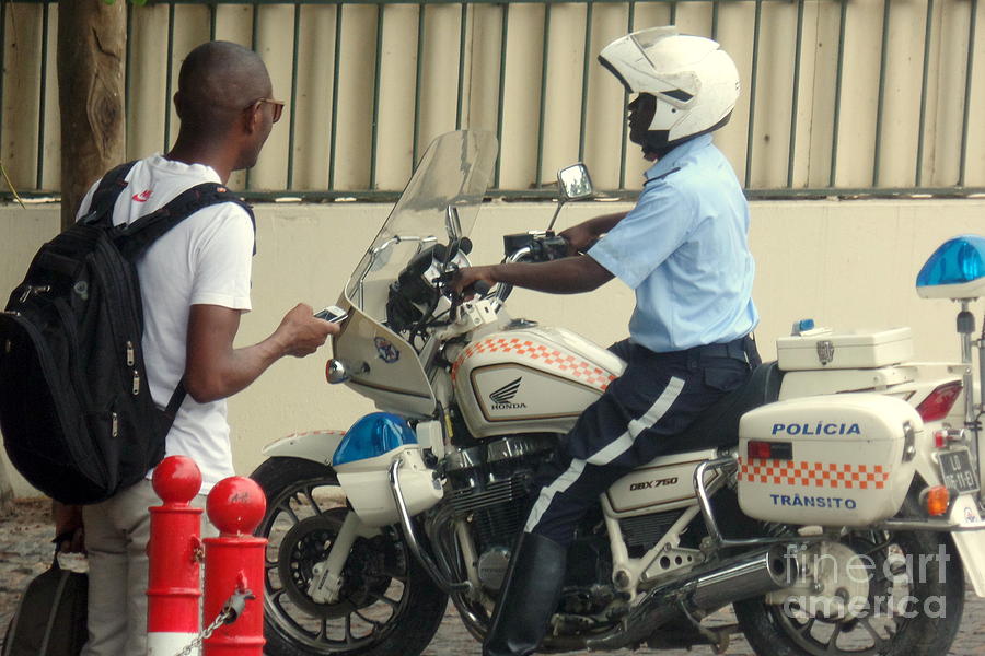 Police Escort Africa Photograph By John Potts - Fine Art America