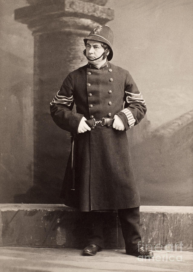 Police Officer Photograph by Granger