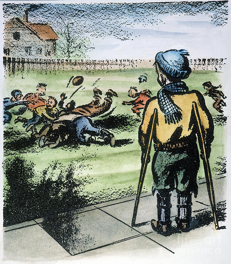 Polio Cartoon, 1957 Photograph by Granger