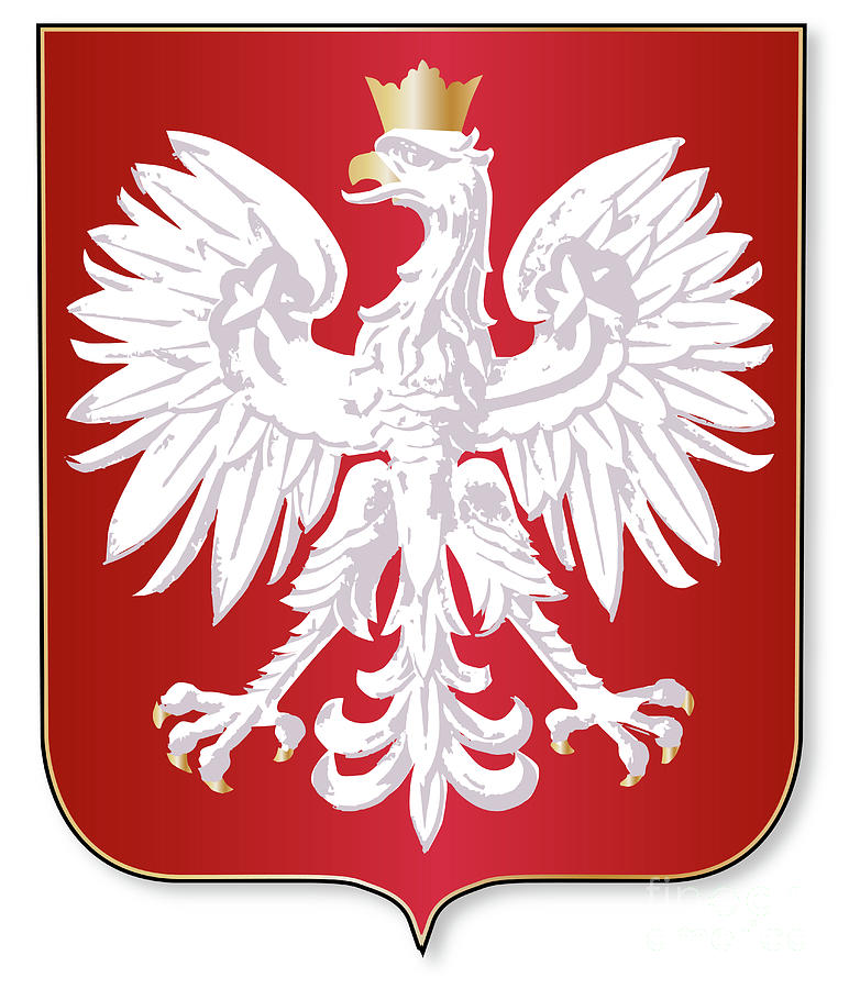 Polish Crest Digital Art by Bigalbaloo Stock
