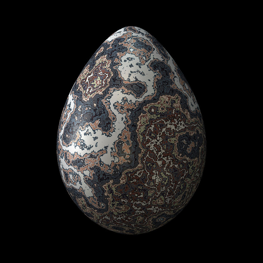 Polished Granite Egg Digital Art by Hakon Soreide