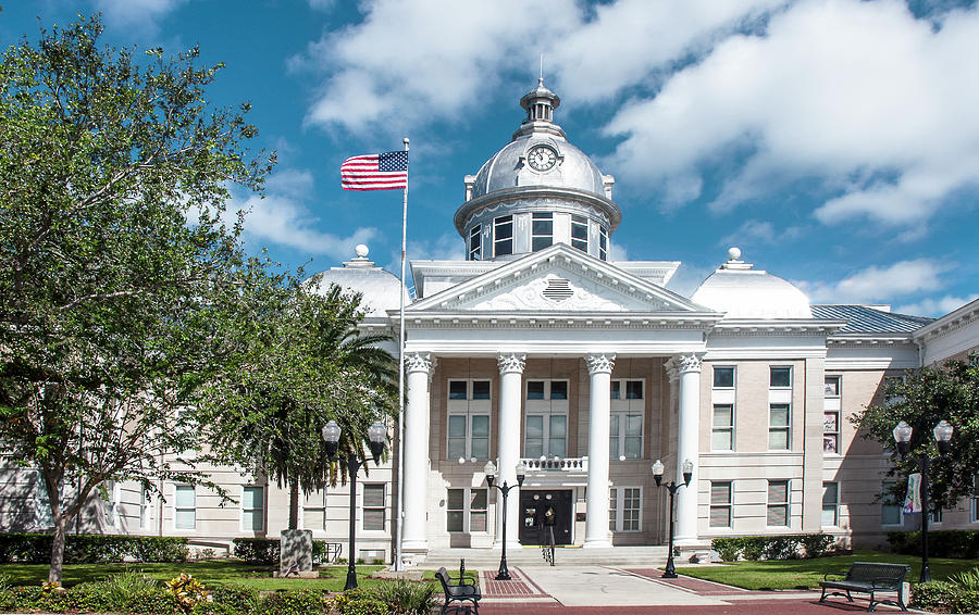 Polk County Courthouse Photograph by Norman Johnson - Fine Art America