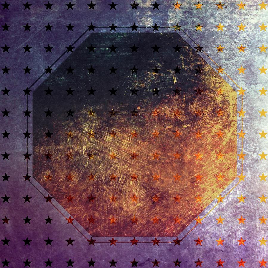 Brandi Fitzgerald Digital Art - Boho Starry Octagon by Brandi Fitzgerald Brandi Fitzgerald Digital Art - Boho Starry Octagon by Brandi Fitzgerald