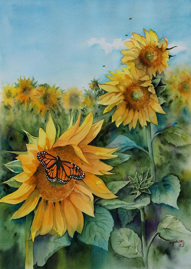 Pollinators Painting by Kelly Miyuki Kimura