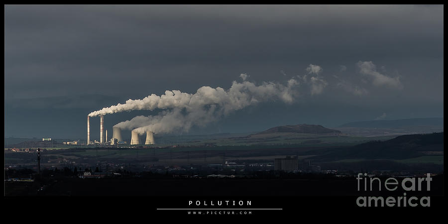Pollution Photograph by Jorgen Norgaard