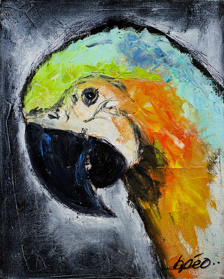Bird Painting - Polly by Brenda Peo