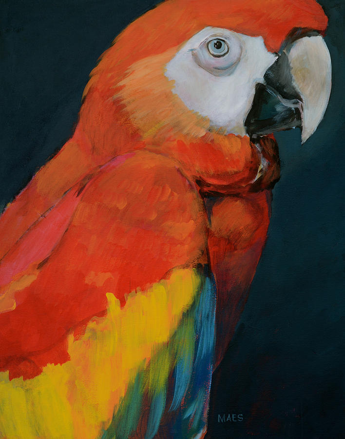 Polly Painting by Walt Maes
