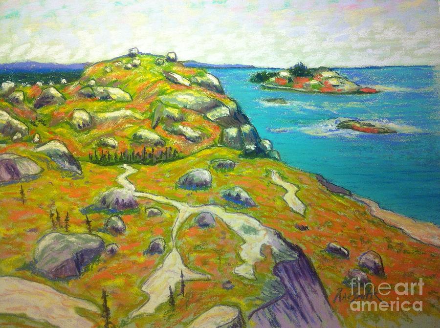 Pollys Cove Pastel by Rae  Smith
