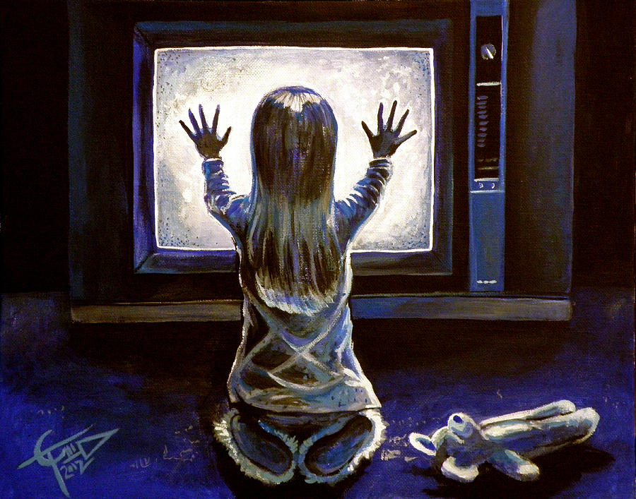 Poltergeist Painting by Tom Carlton