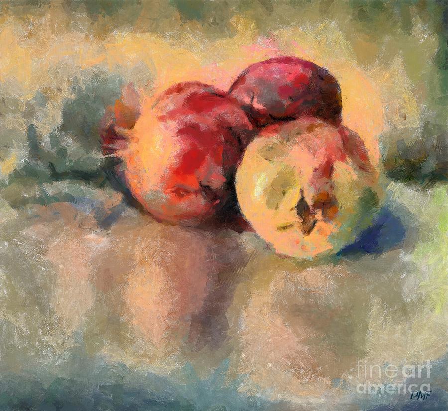 Pomegranates Painting by Dragica Micki Fortuna