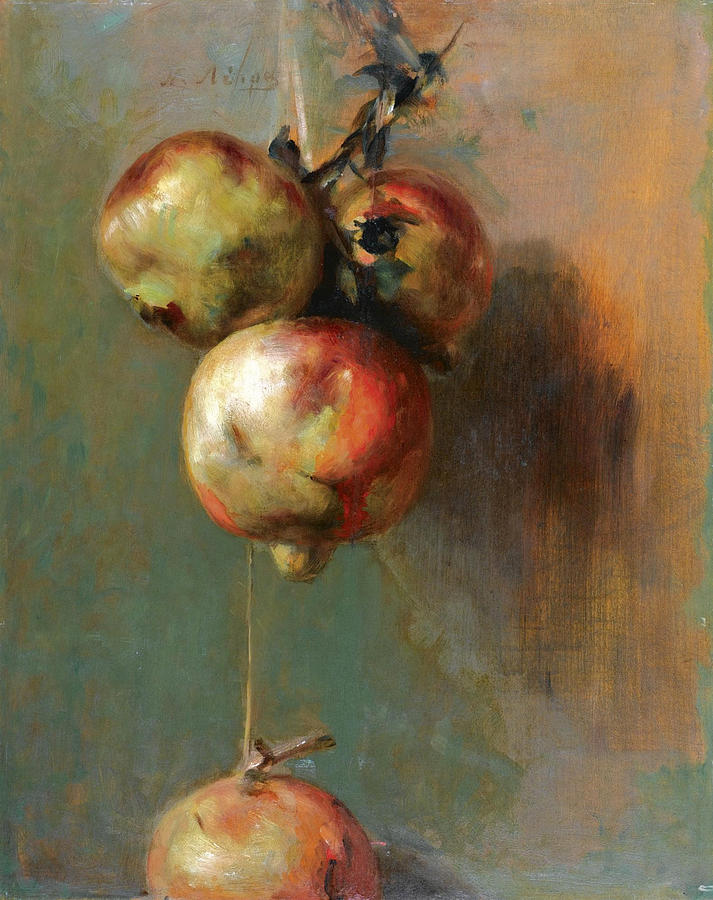 Pomegranates Painting by Nikiforos Lytras