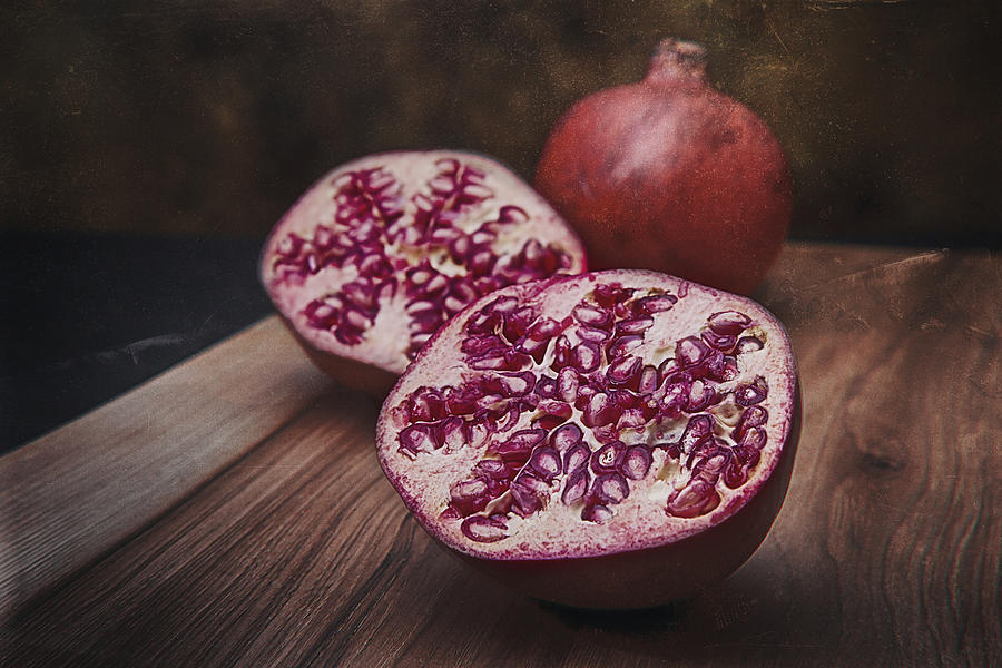 Still Life Photograph - Pomegranates by Tom Mc Nemar