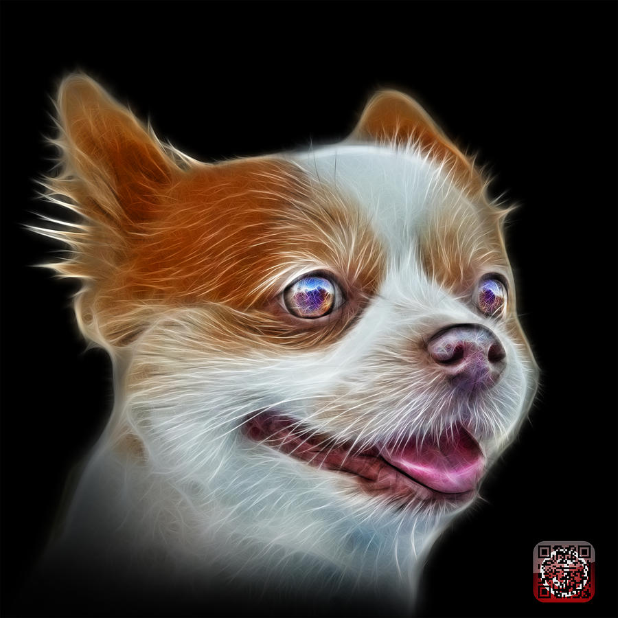 Pomeranian dog art 4584 - BB Painting by James Ahn