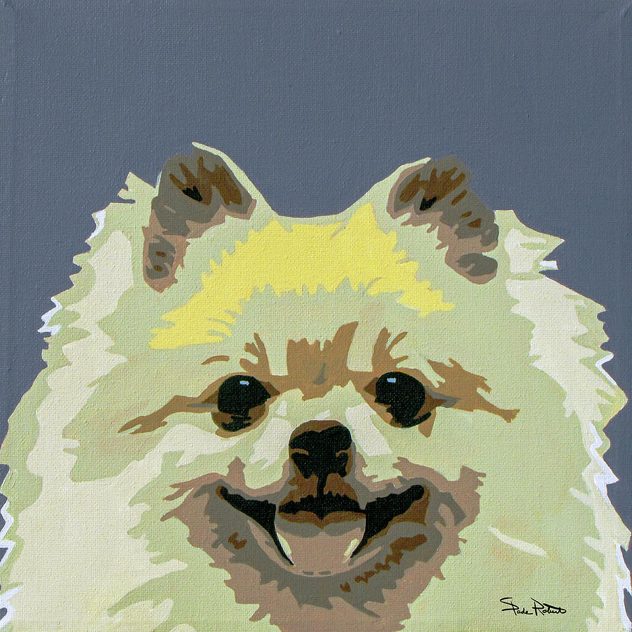 Dog Painting - Pomeranian by Slade Roberts