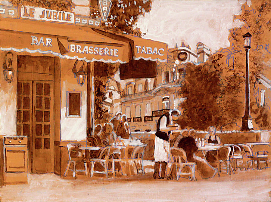 France Painting - Pommes Frites by David Zimmerman